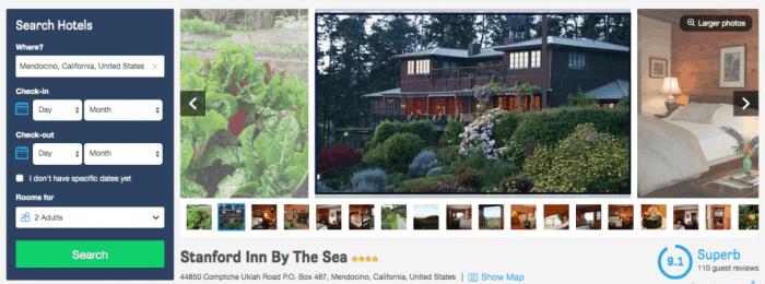Hotels with vegan dining options